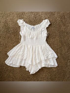 Women’s Princess Polly The Love Galore Romper White Size 18